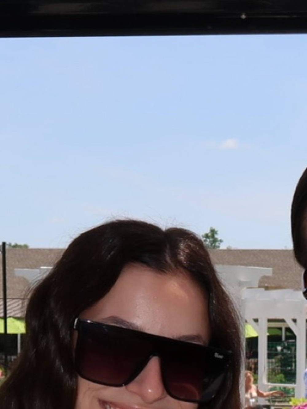 Quay Australia Black Nightfall Shield Flat Top Sunglasses with Gradient Lenses - Picture 6 of 6